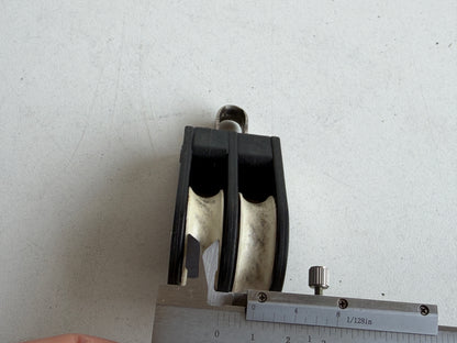 Barton 2 schijfs blok 35 mm tot 9 mm lijn met beugel