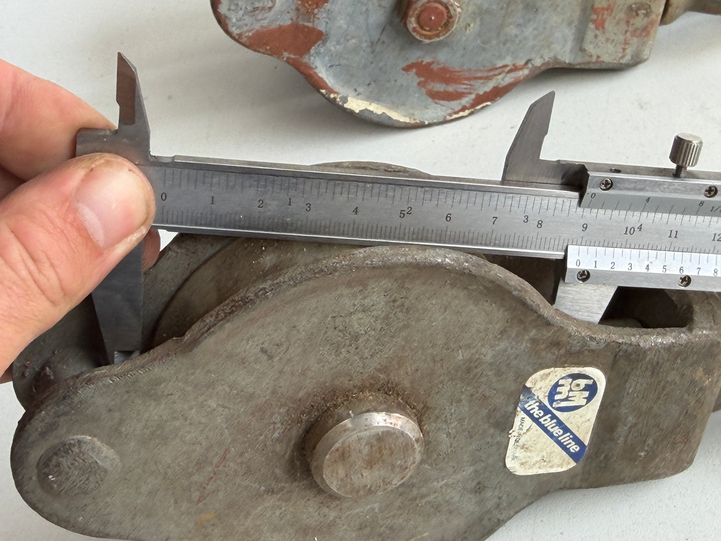 Blueline Blokken KT gegalvaniseerd met nylon schijf 90 mm tot 18 mm