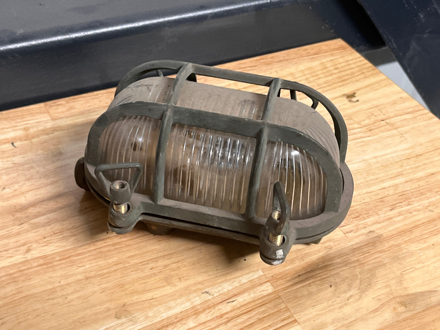 Bronzen / messing Foresti Suardi schotlamp / wandlamp