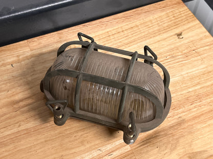 Bronzen / messing Foresti Suardi schotlamp / wandlamp