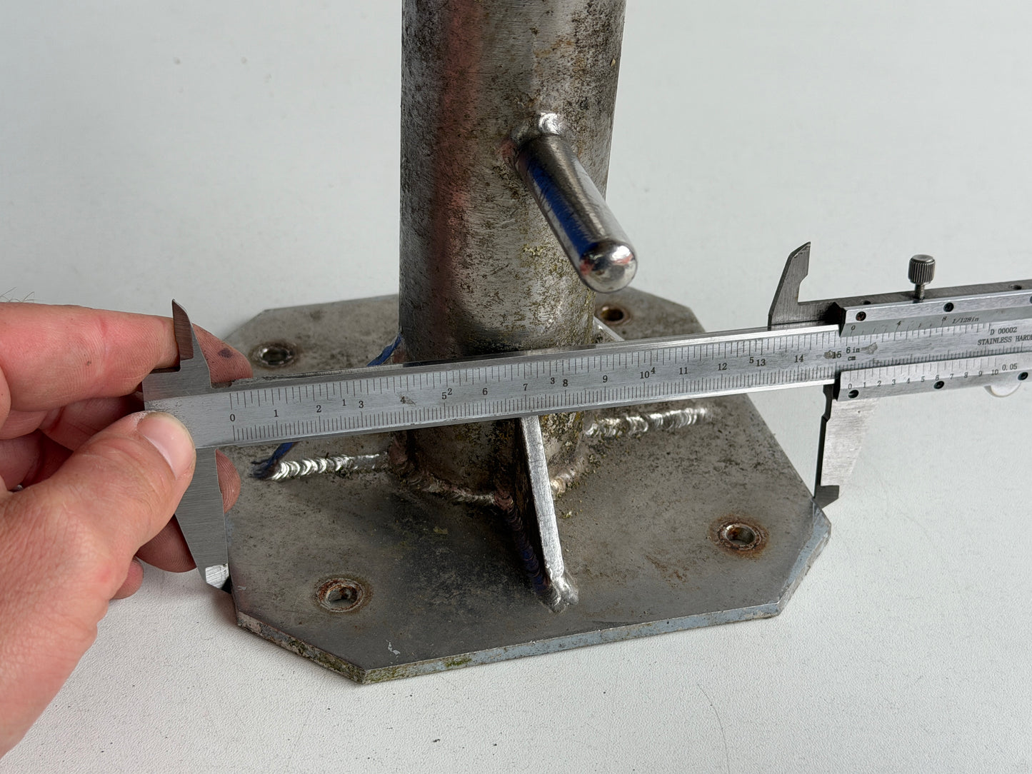RVS Bolder 155 x 155 mm