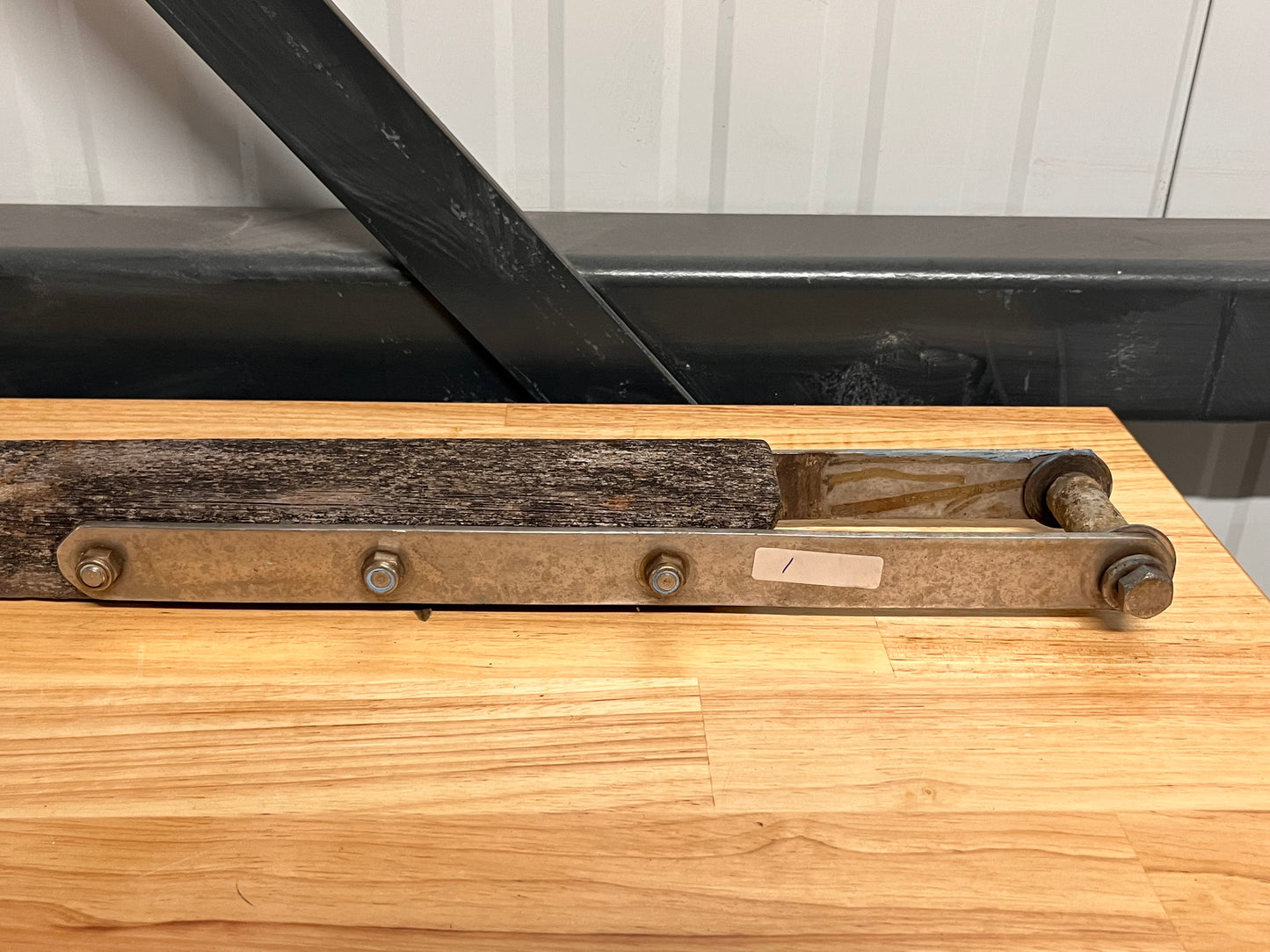 Houten helmstok 105 cm