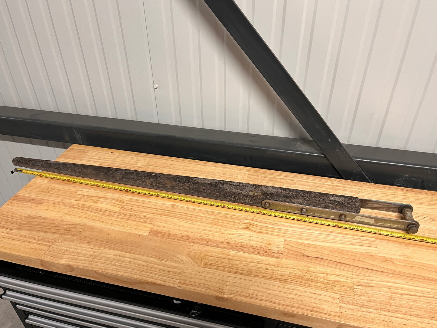 Houten helmstok 105 cm