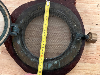 Bronzen patrijspoort 24 cm