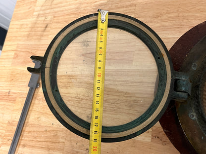 Bronzen patrijspoort 24 cm