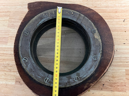 Bronzen patrijspoort 24 cm