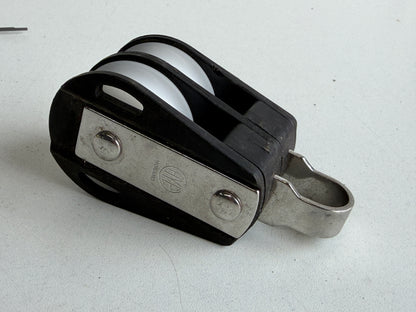 HYE 2 schijfs blok 50 mm tot 14 mm lijn met beugel
