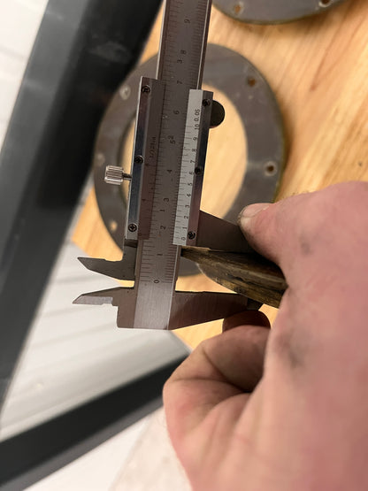 Bronzen patrijspoort / lichtrand met glas 235 mm