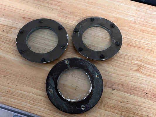 Bronzen patrijspoort / lichtrand 160 mm