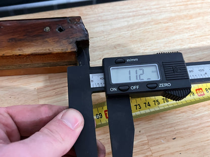 Houten helmstok 65 cm