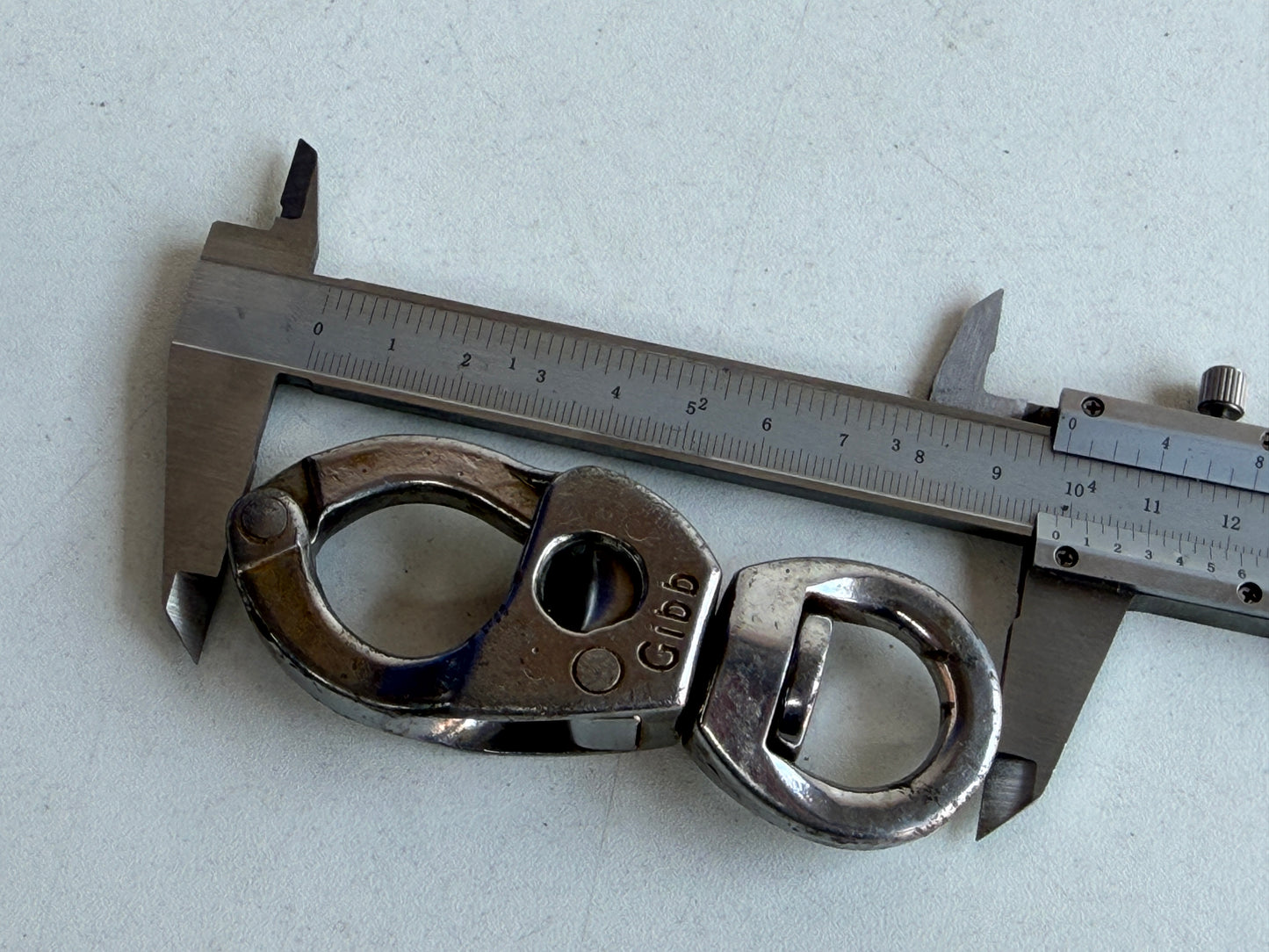 Gibb Trigger Release Snap Shackle met swivel oog 100 mm