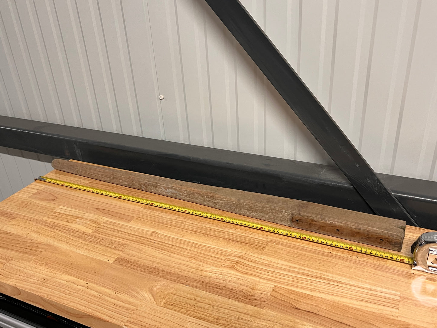 Houten helmstok 100 cm