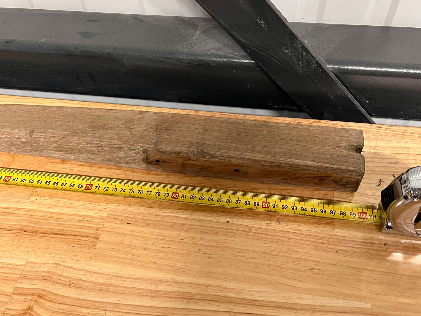 Houten helmstok 100 cm