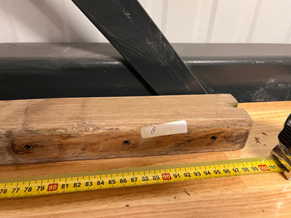 Houten helmstok 100 cm