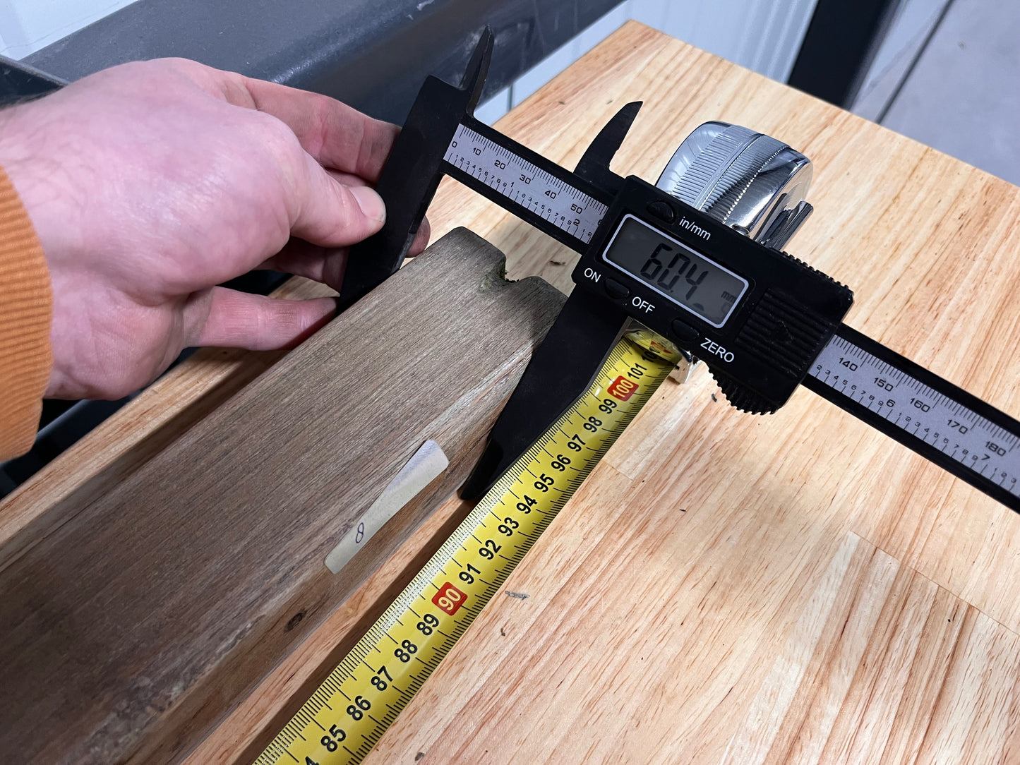 Houten helmstok 100 cm