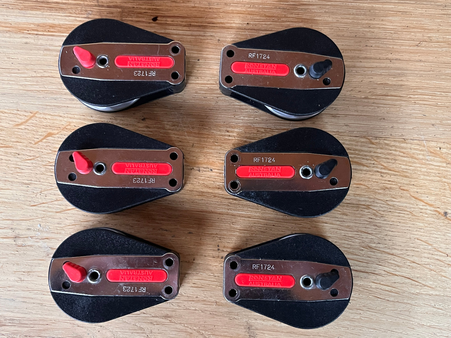 Ronstan RF1724 / RF1723 ratel schildpadblok / voetblok