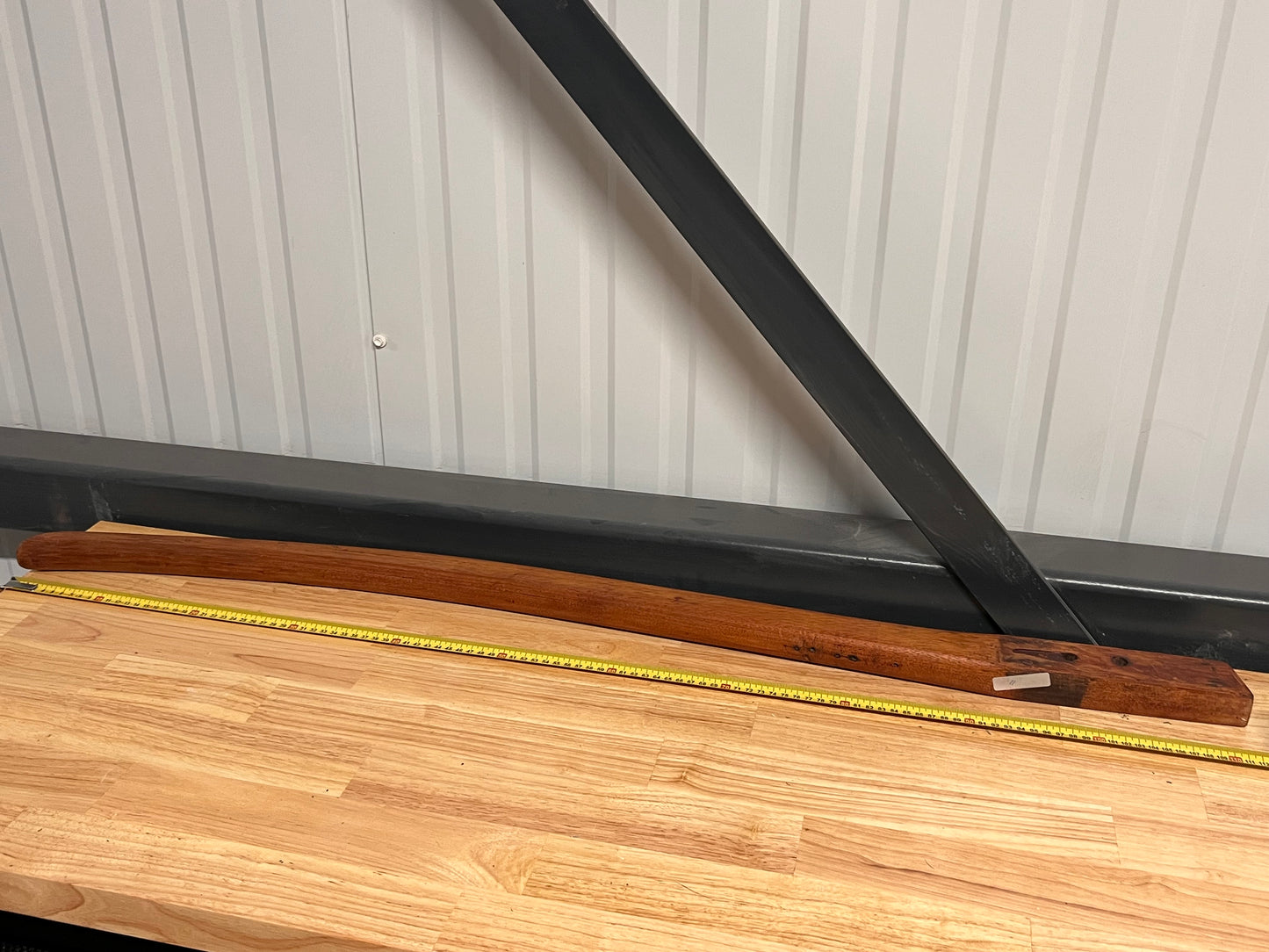 Houten helmstok 111 cm