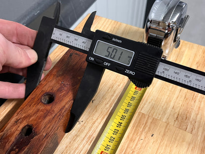 Houten helmstok 111 cm