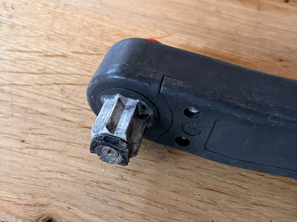 Titan lierhendel met dubbel handvat gelagerd