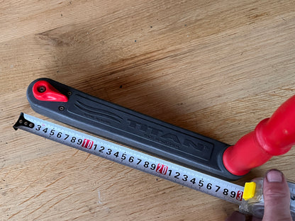 Titan lierhendel met dubbel handvat gelagerd