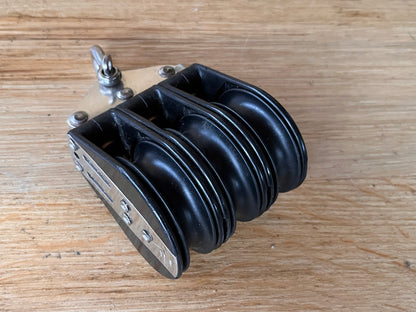 Sail speed 3 schijfs blok 57 mm 12 mm gelagerd