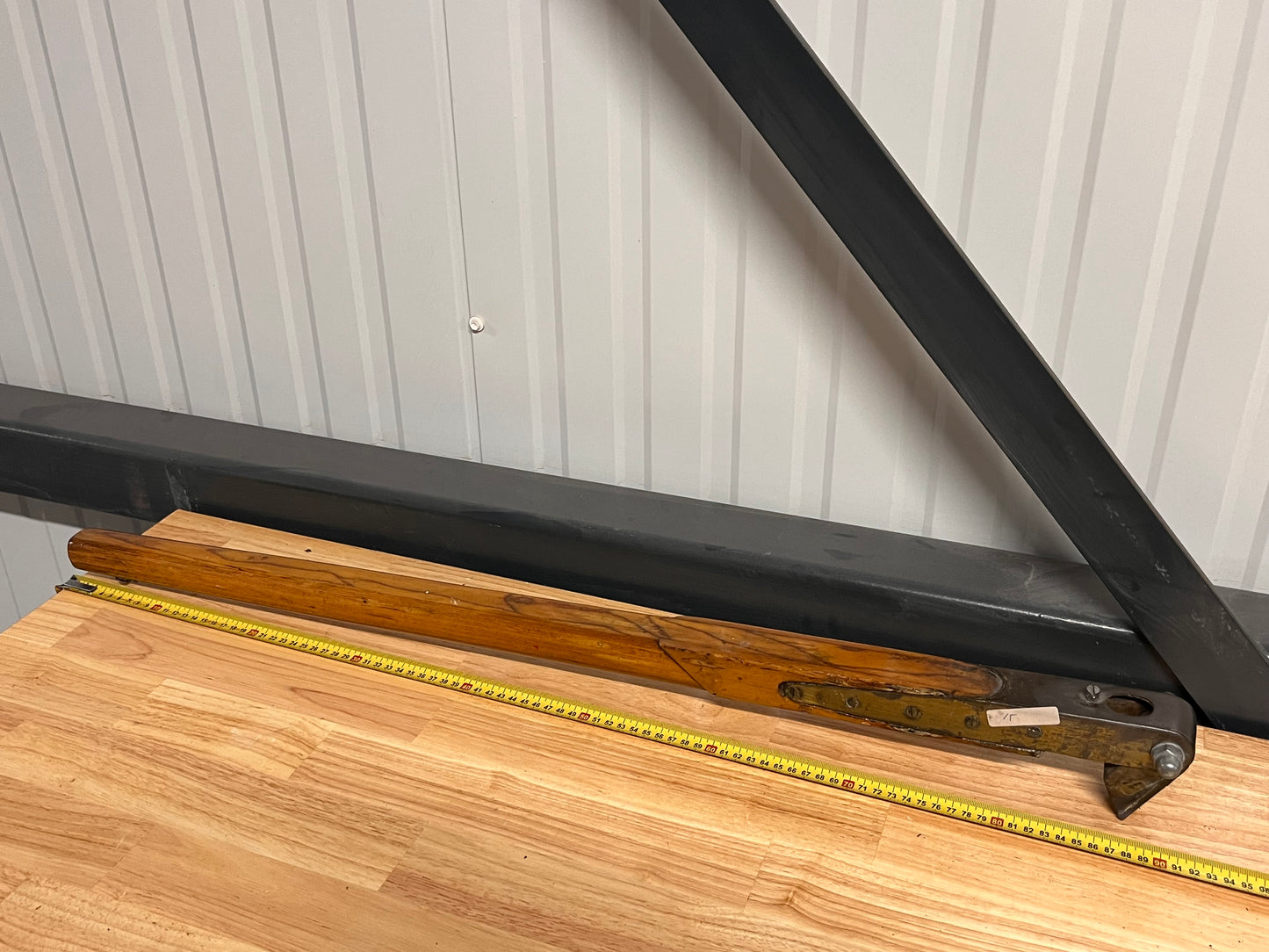 Houten helmstok 90 cm