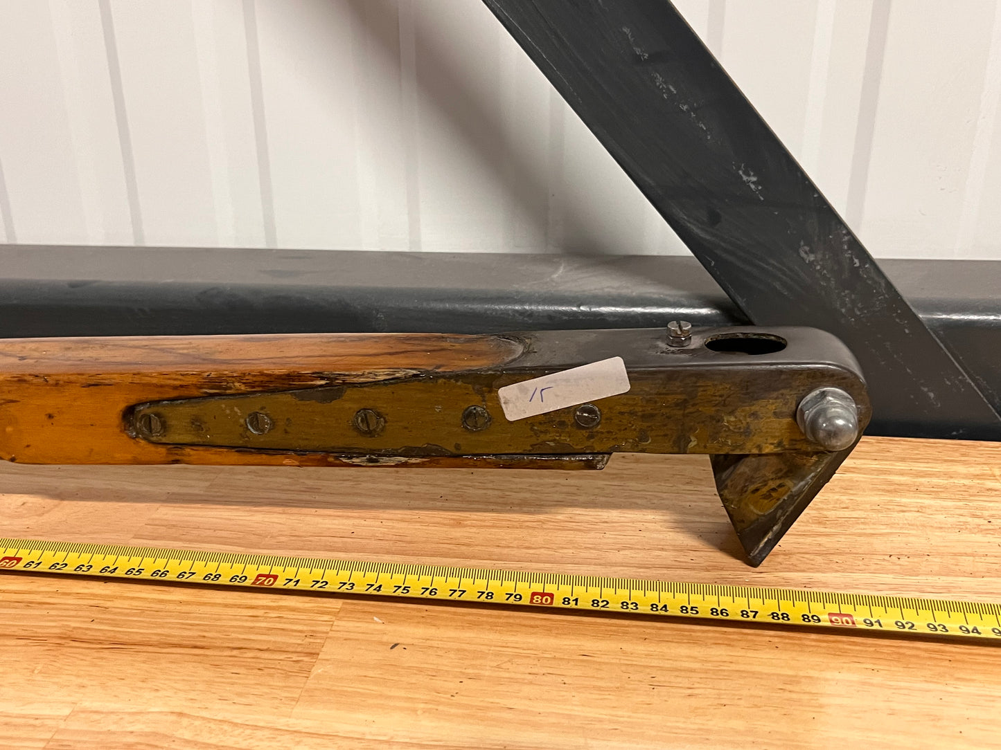 Houten helmstok 90 cm