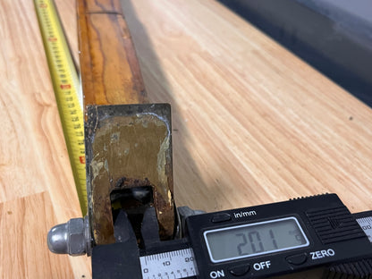 Houten helmstok 90 cm