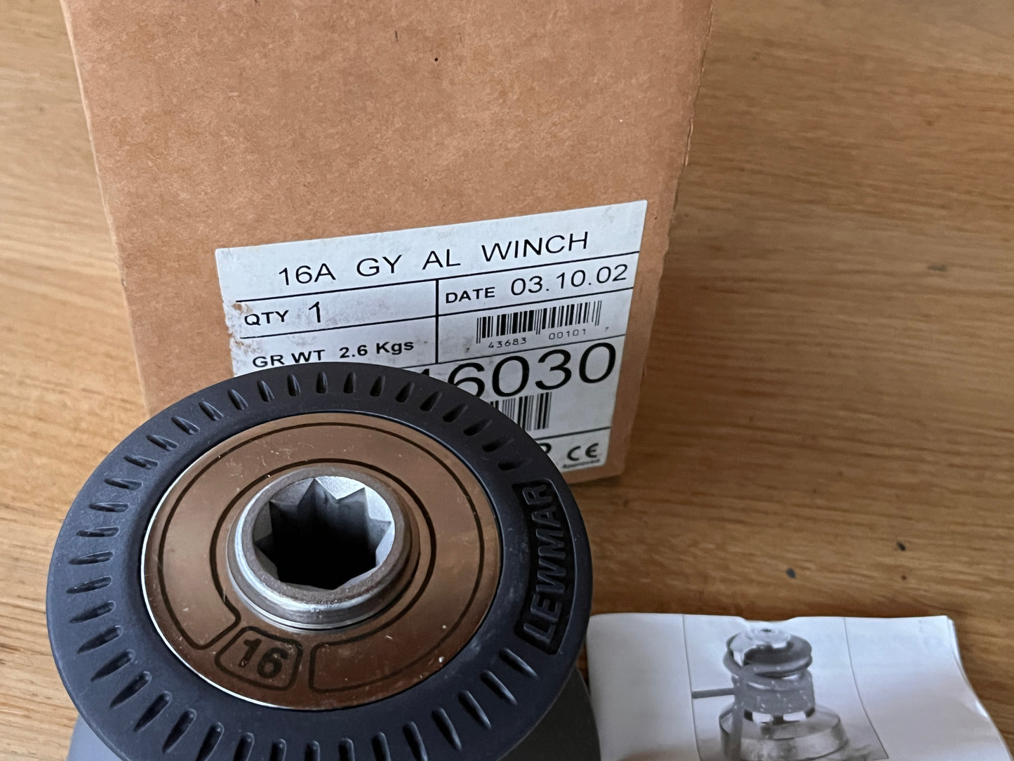 Nieuwe Lewmar 16 two speed lier