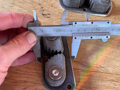 Tufnol schootklem / cam cleat 6-14 mm