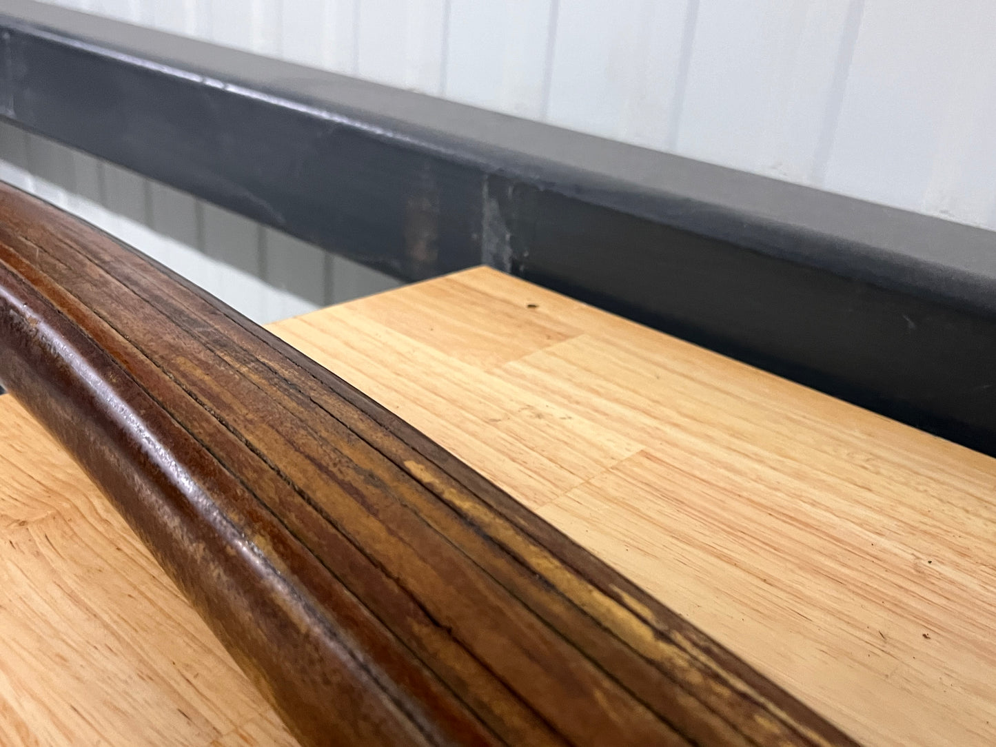 Gebogen helmstok 130 cm