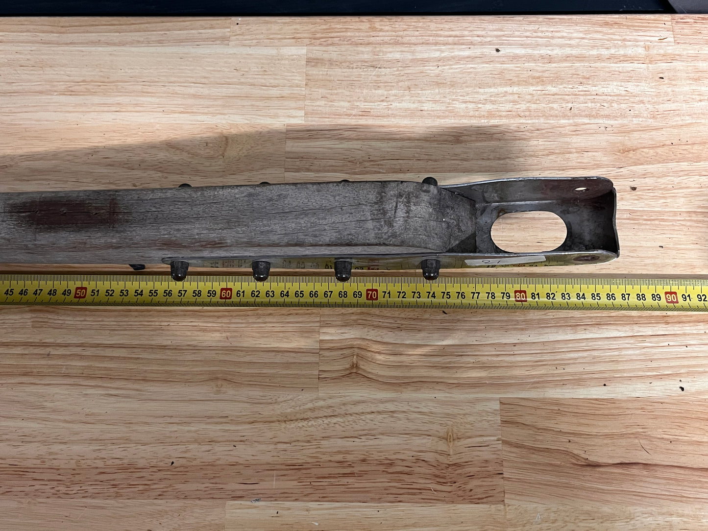 Houten helmstok 80 cm