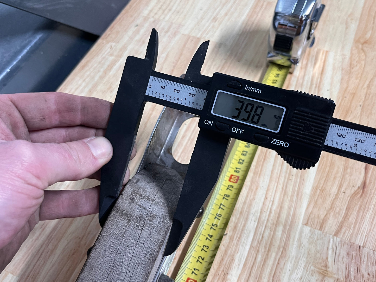 Houten helmstok 80 cm