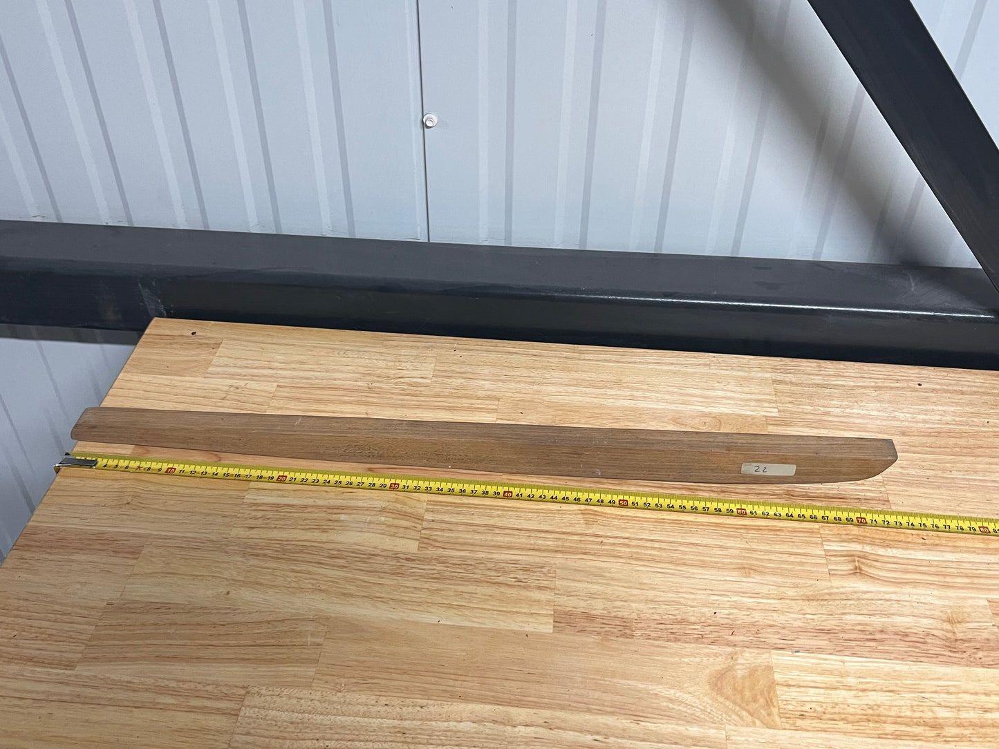 Houten helmstok 73 cm