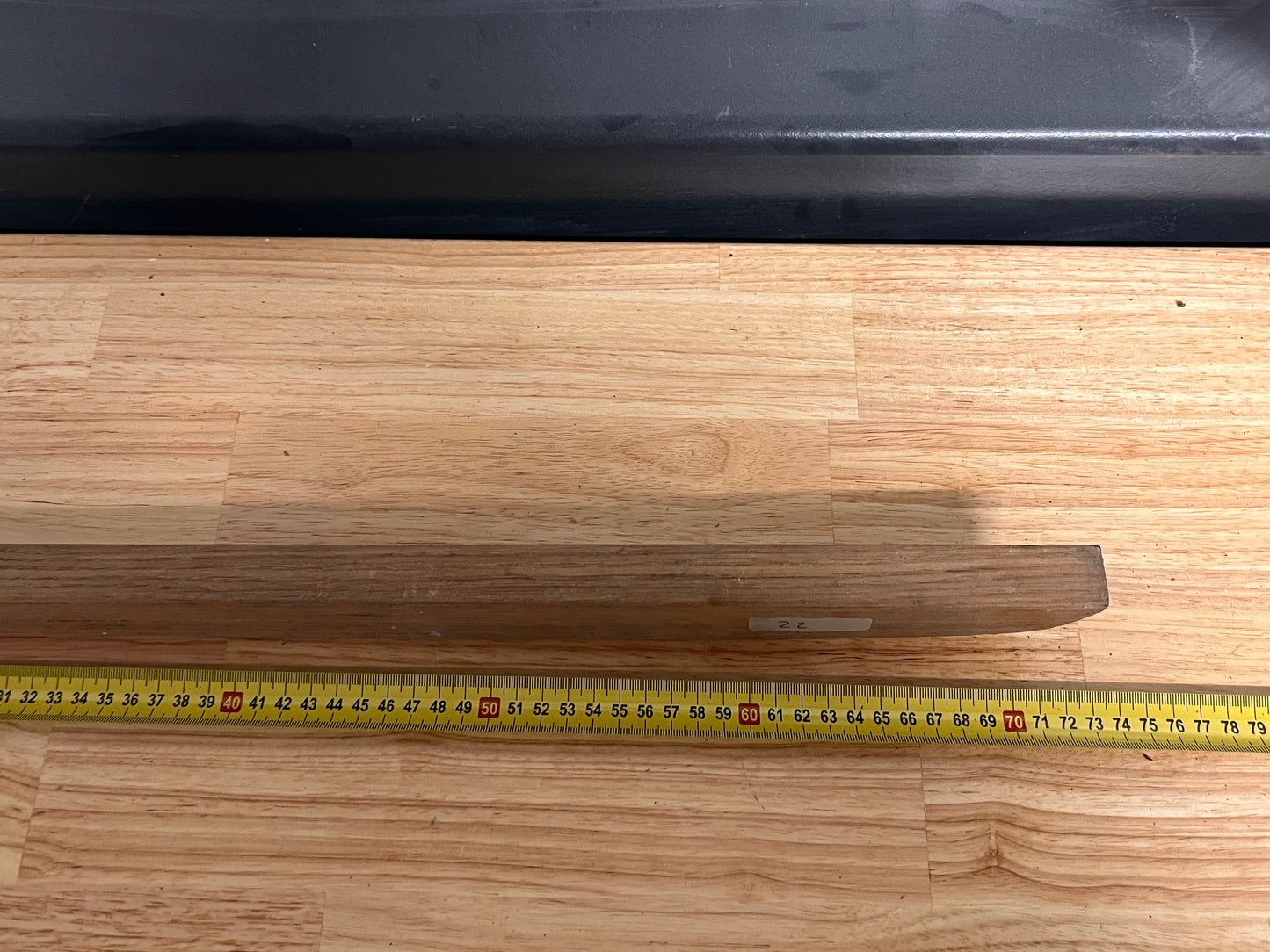 Houten helmstok 73 cm