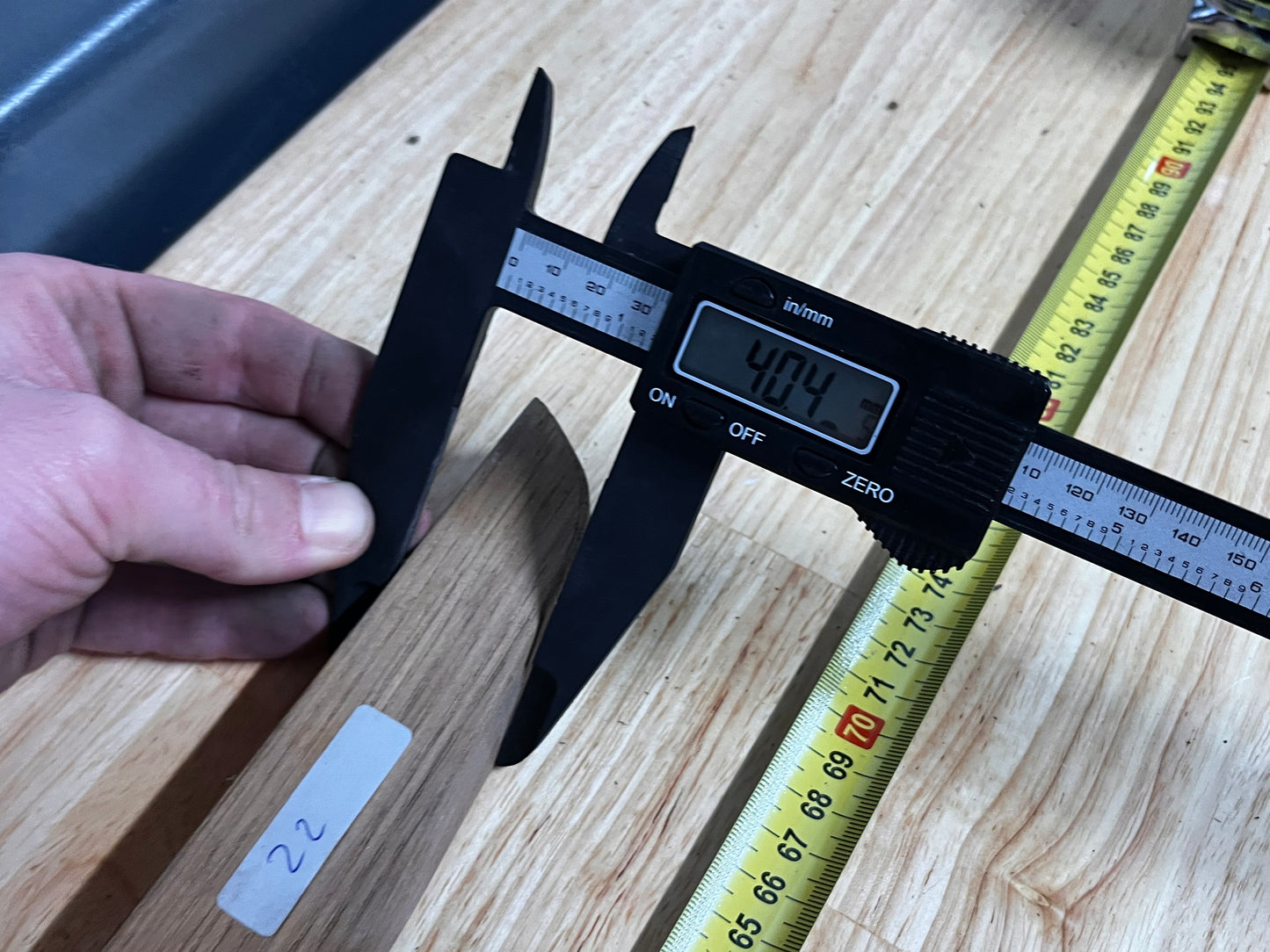 Houten helmstok 73 cm
