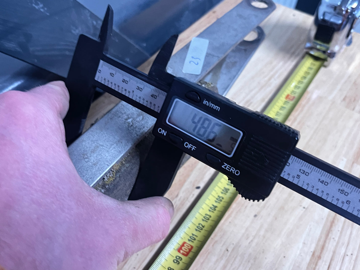 Houten helmstok 110 cm