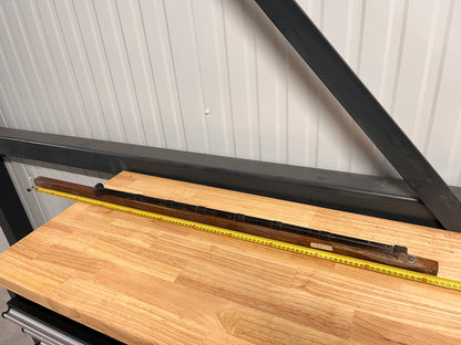 Houten helmstok 112 cm + helmstokverlenger