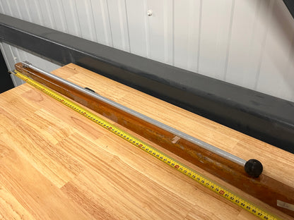 Houten helmstok 110 cm + helmstokverlenger