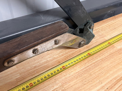 Houten gebogen helmstok 110 cm