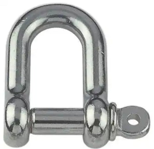 Boat Vision D-sluiting kort 7 x 14 x 23,5 mm. 2.200 kg. A4/316