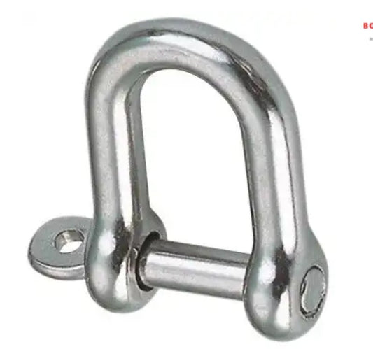 D-Sluiting kort 10 x 20 x 36 mm 4500 kg A4/316